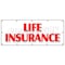 Signmission LIFE INSURANCE BANNER SIGN financial income quotes terms servicews B-120 Life Insurance - alternate 1